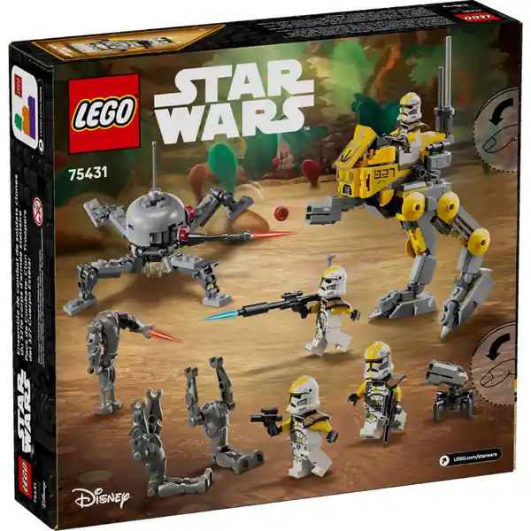 Set Construcción Combate: Clon Troopers Del 327 Lego
