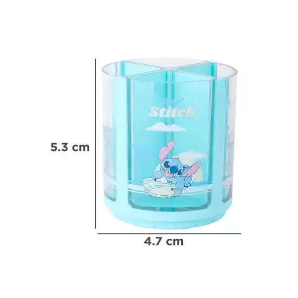 Organizador Soporte Giratorio Bolígrafo Disney Stitch Miniso