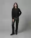 Camiseta Mujer Negro M 202G016_NEG194004 Rifle