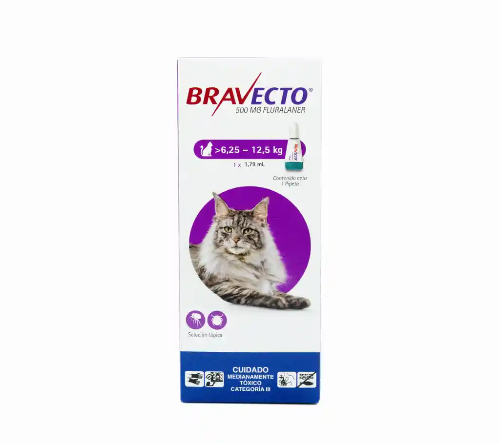 Bravecto Spot On para Gatos >6.8-12.5Kg