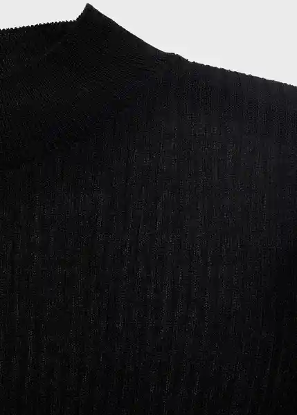 Jersey Paula Negro Talla M Mujer Mango