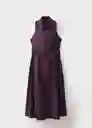 Vestido Show Morado Talla M Mujer Mango