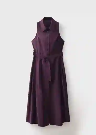 Vestido Show Morado Talla M Mujer Mango