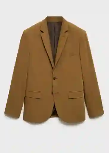 Blazer Americana na Paris Ocre Talla 48 Hombre Mango