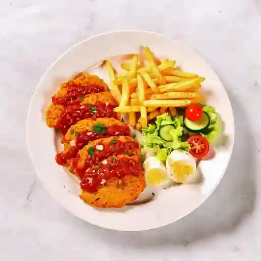 Milanesa A La Napolitana