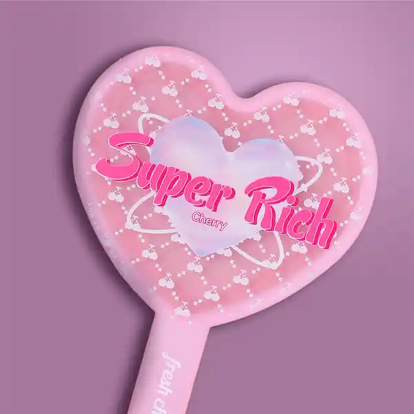 Espejo de Mano Forma Corazón Serie Cherry Valentine Miniso