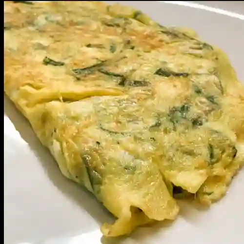 Omelet con Espinaca y Queso