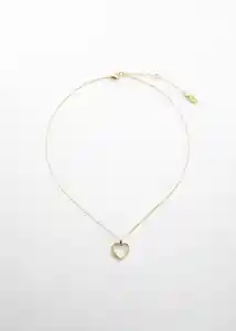 Collar Love Oro Talla 99 Mujer Mango