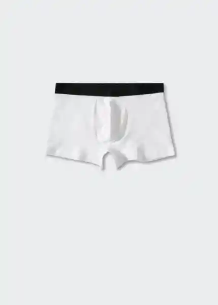 Boxer Trunkfa Blanco Talla S Hombre Mango