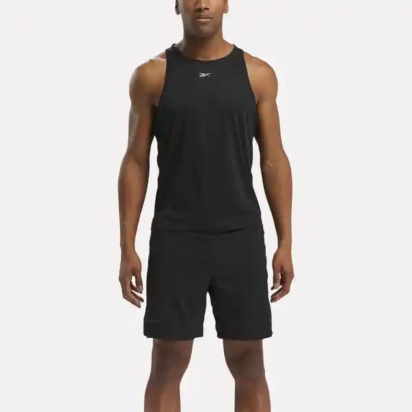 Reebok Short Speedwick Singlet Polos Hombre Negro Talla M