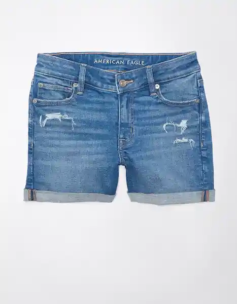 Short Mujer Azul Talla 2 American Eagle 13327779