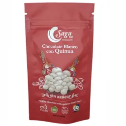 Sagu Chocolate Blanco con Quinua sin Azúcar