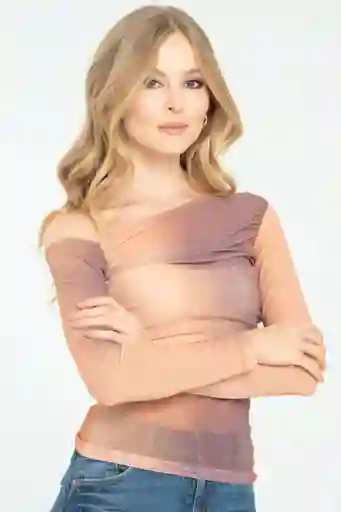 Top Electra Color Amarillo Mostaza Talla M Ragged