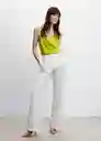 Blusa Lemon Lima Talla S Mujer Mango