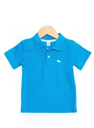 Camiseta Polo Niño Bebé Azul Talla 2 People