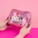 Cosmetiquera Metalizada Las Chicas Superpoderosas Rosa Miniso