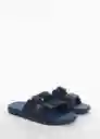 Chanclas Biorubne Navy Talla 43 Hombre Mango