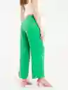 Pantalón Diez Mujer Verde Antioquia Oscuro Talla 6 Naf Naf