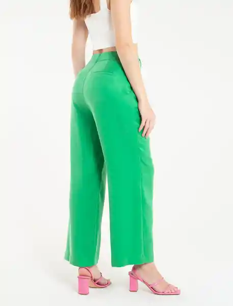 Pantalón Diez Mujer Verde Antioquia Oscuro Talla 6 Naf Naf