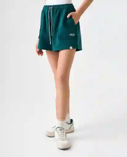 Short Mujer Verde Talla 8 652G001_VER195220
