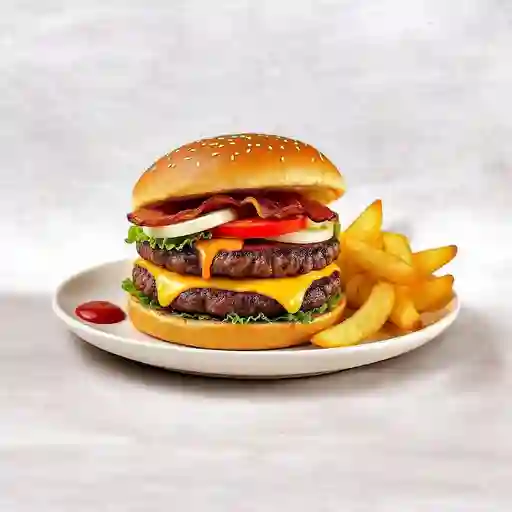 Hamburguesa Doble Carne