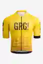 Jersey de Ciclismo Coolblack Jaune Unisex T. M KM200 Go Rigo Go