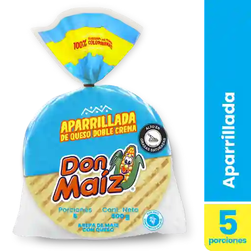 Don Maíz Arepa Aparrillada de Queso Doble Crema