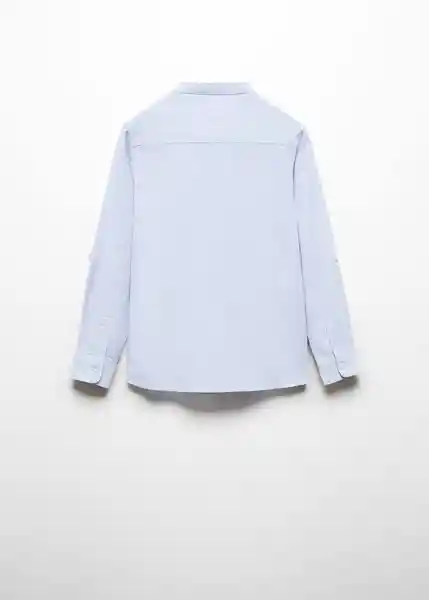 Camisa Albert Celeste Talla 07 Niños Mango