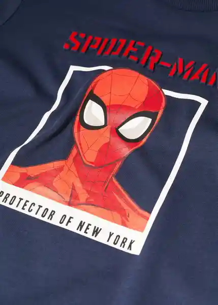 Camiseta Protect Navy Talla 06 Niños Mango