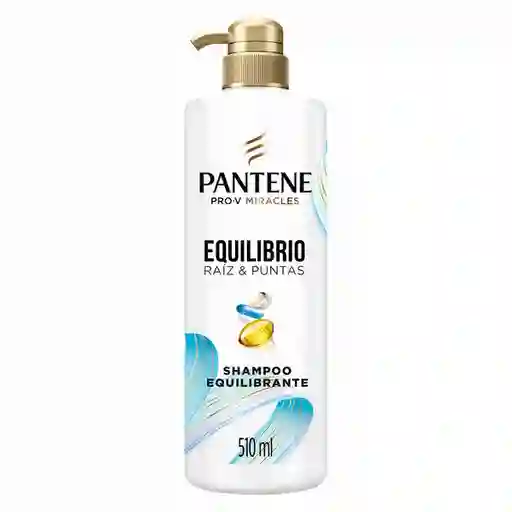 Shampoo Pantene Pro-V Miracles Equilibrio Raiz y Puntas Equilibrante Champu 510 ml