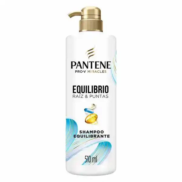 Shampoo Pantene Pro-V Miracles Equilibrio Raiz y Puntas Equilibrante Champu 510 ml