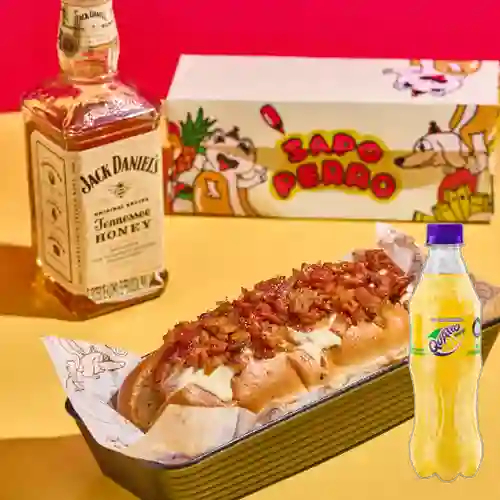 Combo Perro Jack Daniels + Quatro Original 400ML