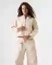 Chaqueta Mujer Beige Talla M 622G001_BEI131106 Americanino