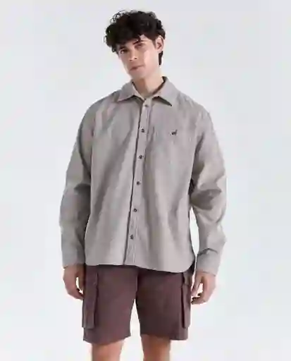 Camisa Hombre Café Talla M 819G505_CAF171038 Americanino