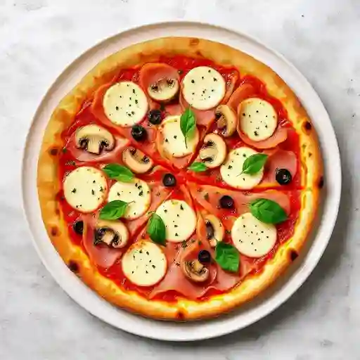 Pizza Mediana Cotto E Funghi