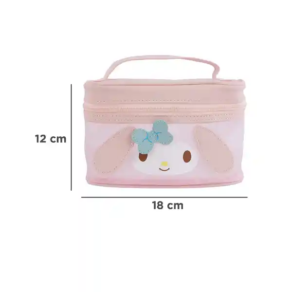 Cosmetiquera Tipo Neceser my Melody Serie Sanrio Azul Miniso
