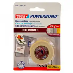 Tesa Cinta de Montaje Doble Faz para Interiores Powerbond