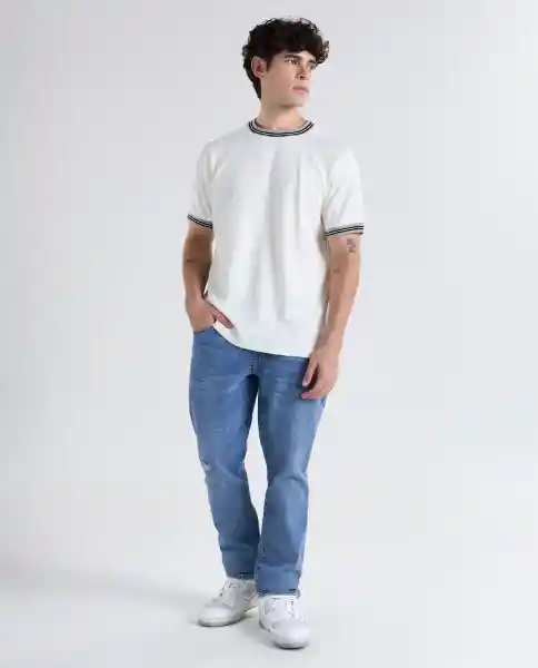 Camiseta Hombre Crudo Talla XS 849G017_CRU110105 Americanino