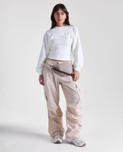 Buzo Mujer Crudo Talla XL 689G009_CRU110606 Americanino