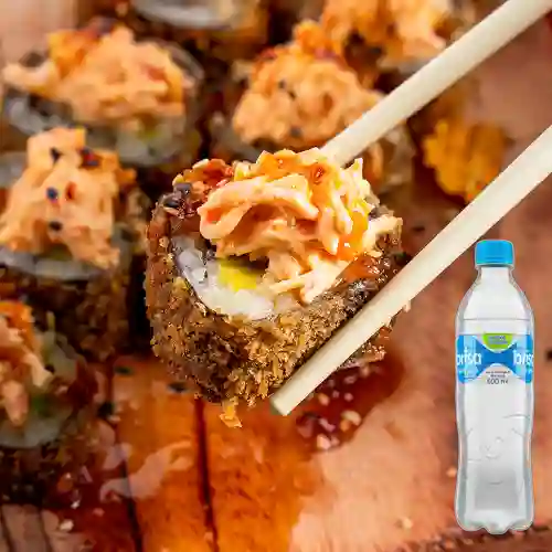 Combo Kani Roll Apanado 10 Bocados + Agua Brisa 600 ml
