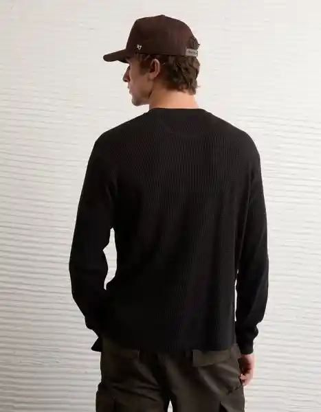 Camiseta Hombre Negro Talla MEDIUM 3967001 American Eagle