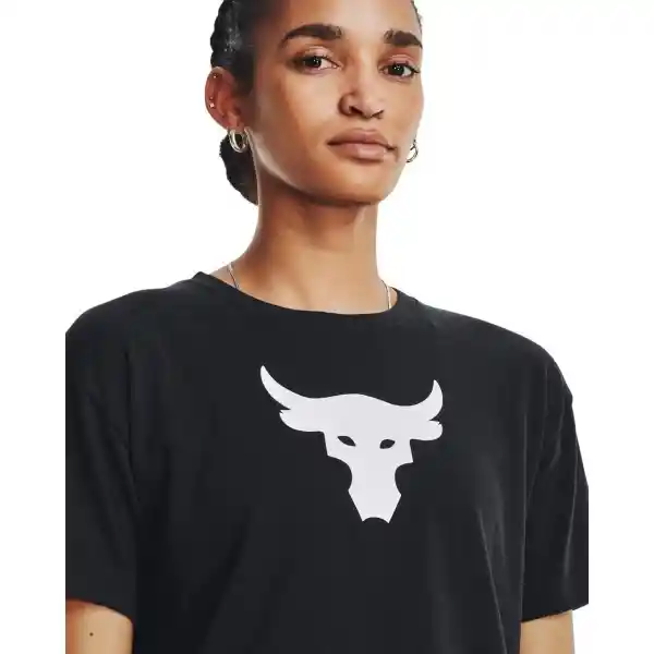 Under Armour Camiseta Rock Brahma Hw Mujer Negro LG 1378973-001