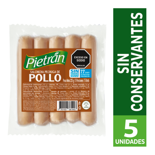 Pietran Salchicha Pechuga de Pollo 225g