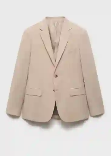 Blazer Americana Milan Beige Talla 46 Hombre Mango