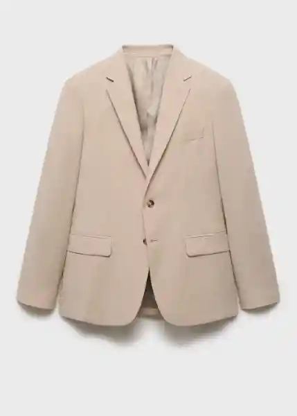Blazer Americana Milan Beige Talla 46 Hombre Mango