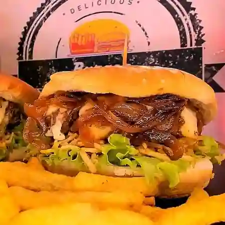 Hamburguesa Sencilla con Papas