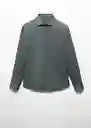 Camisa Palmar Verde Talla S Hombre Mango