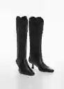 Botas Telma Negro Talla 37 Mujer Mango