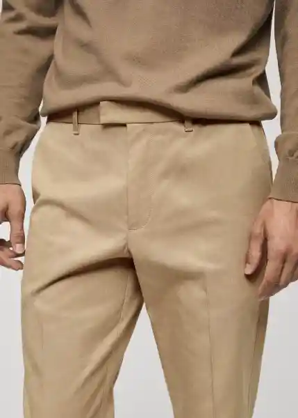 Pantalón Nicco Beige Talla 42 Hombre Mango