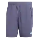Adidas Pantaloneta Tr-Es Logo Sho Hombre Azul Talla XL7